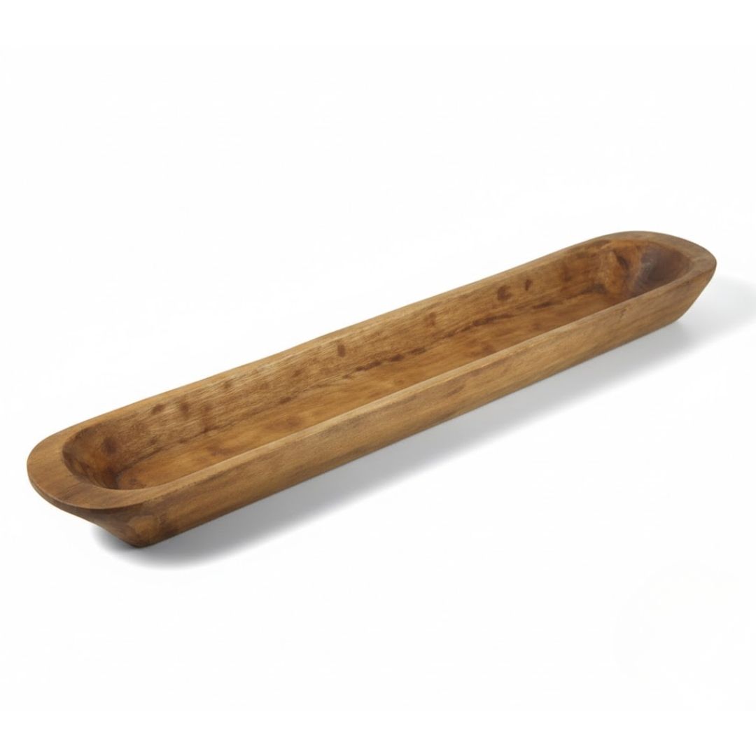 Long Cavity Platter: Eco-Friendly Dining Elegance